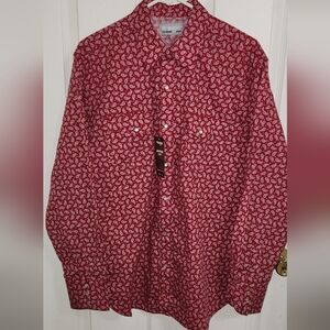 Wrangler pearl snap shirt